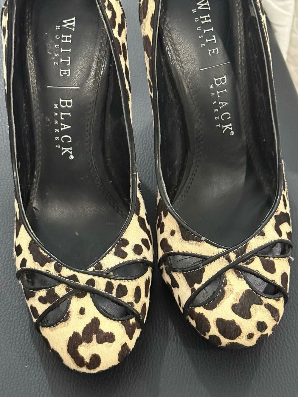 White House Black Market chic leopard